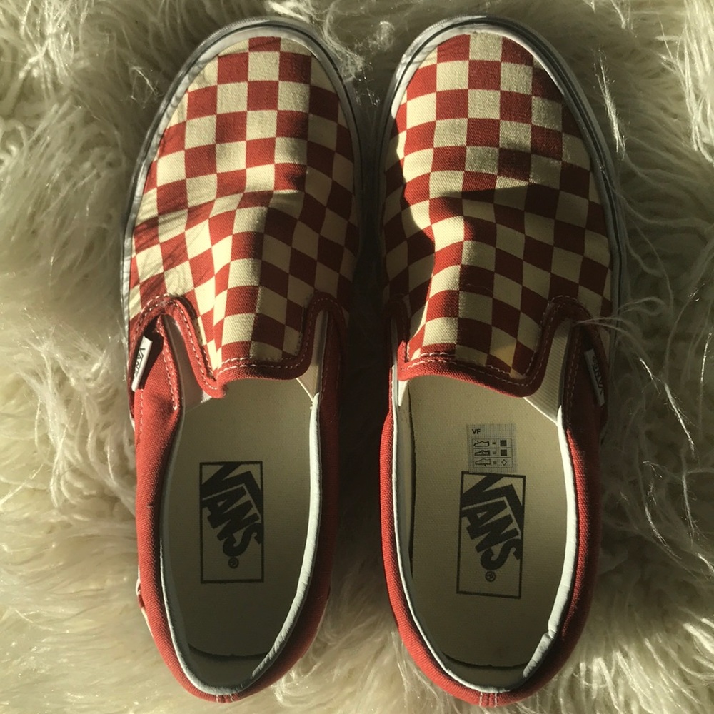 Vans Checkerboard Classic Slip-On (Hot Sauce)